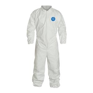 TY125SWHLG0025NF | LG White Coverall Zipper Front Elastic Wrist And A